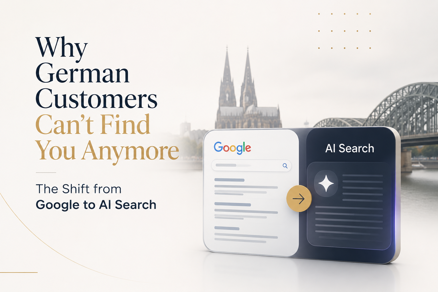 German businesses becoming less visible as customers shift from Google search to AI search